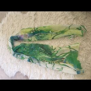 Watercolor looking scarf